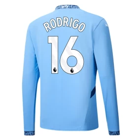 Manchester City Rodrigo Hemmatröja 2024/2025 Långärmad